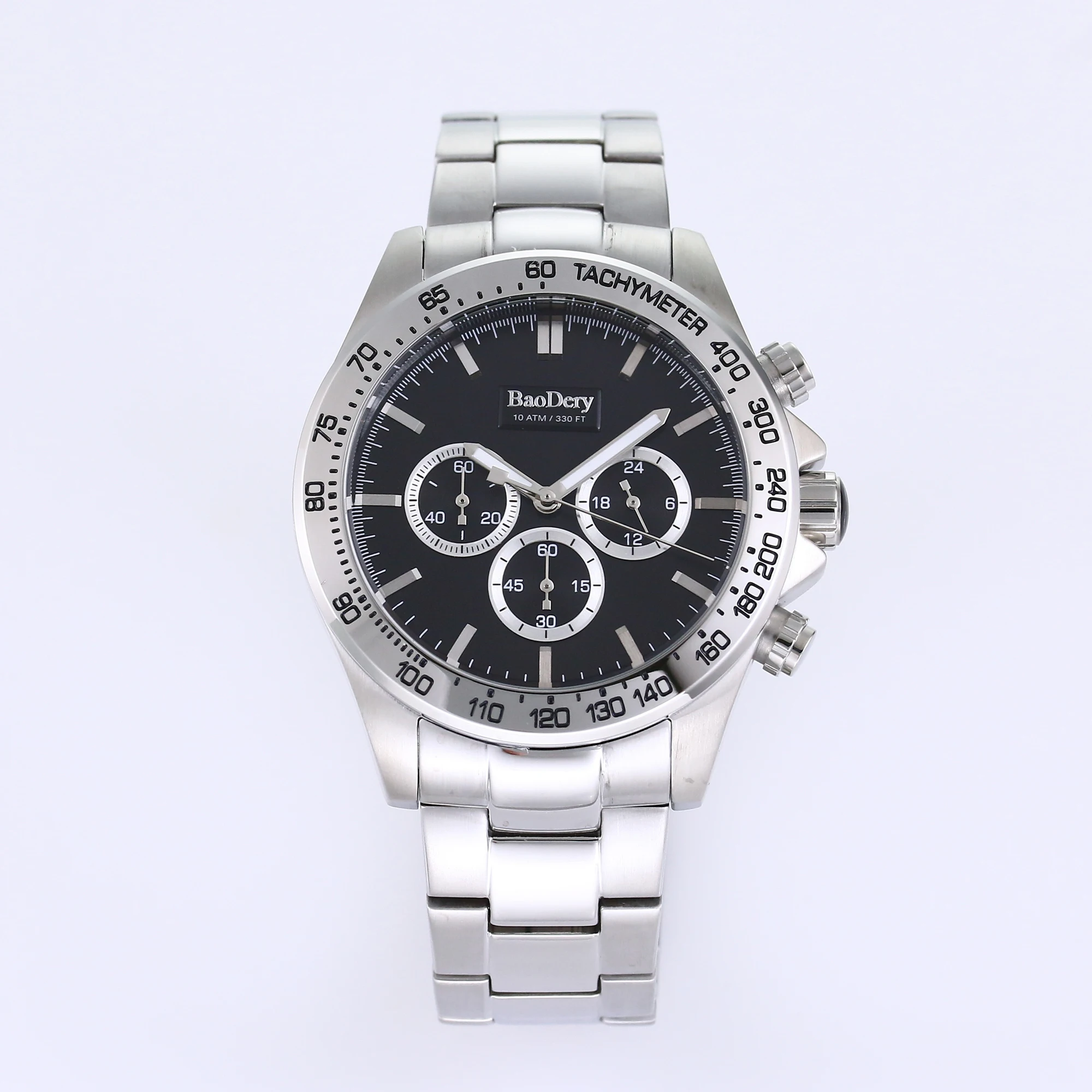 Mix and Match Your Mood - 44mm Quartz Watch with 3 Changeable Dial Colors for Versatile Styling!