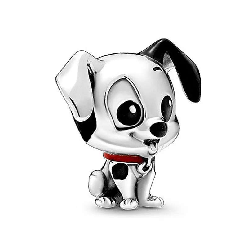 תליון דיסני חם מכסף 925 מיקי מיני ויני סטיץ 'תליונים חרוזים מתאימים לצמיד מקורי DIY תכשיטי יומולדת מתנה