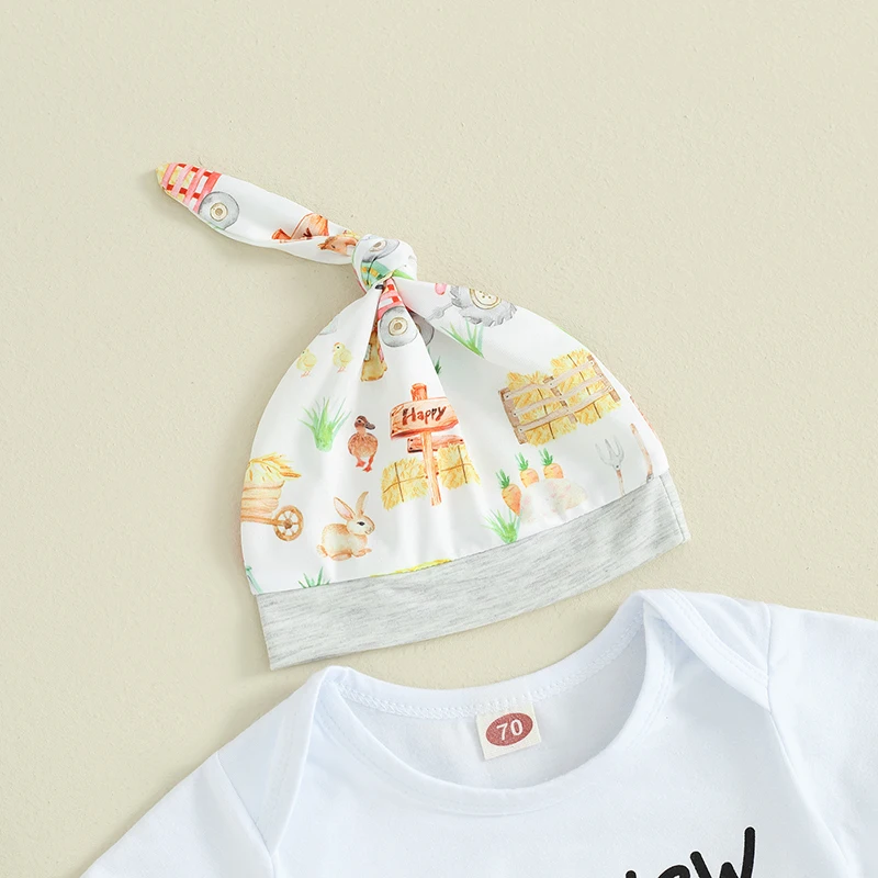 

3 шт., Детский комбинезон с принтом животных