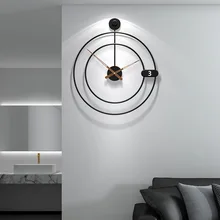 

Nordic Industrial Giant Wall Clock Large Digital Silent Wall Clock Modern Design Reloj Pared Decorativo Home Metal Wall Decor