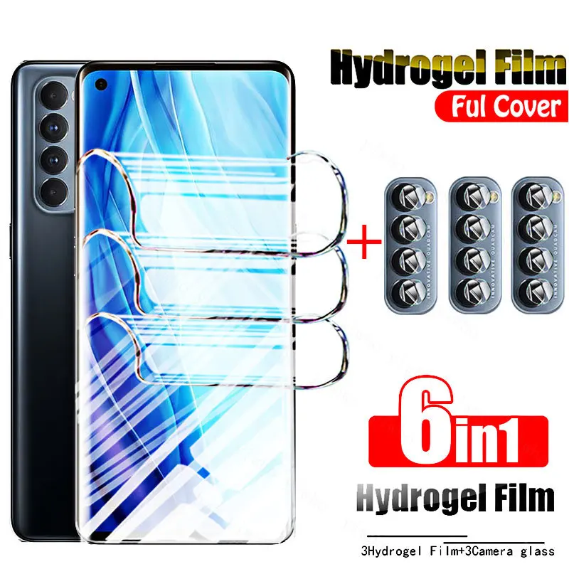 Per Oppo Reno4 Pro 5G Proteggi Schermo Soft Hydrogel Film On Per Oppo Reno 4Pro 4 Lite 4Z 4F Reno4 Lite Se Obiettivo Della Fotocamera Non Vetro