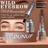 Square Brush Wild Eyebrow Painting Anti Smudging Eyebrow Tint Pencil 3D Dye Dip Eyebrow Enhancers Press Type Eyebrows Dye Pen 5