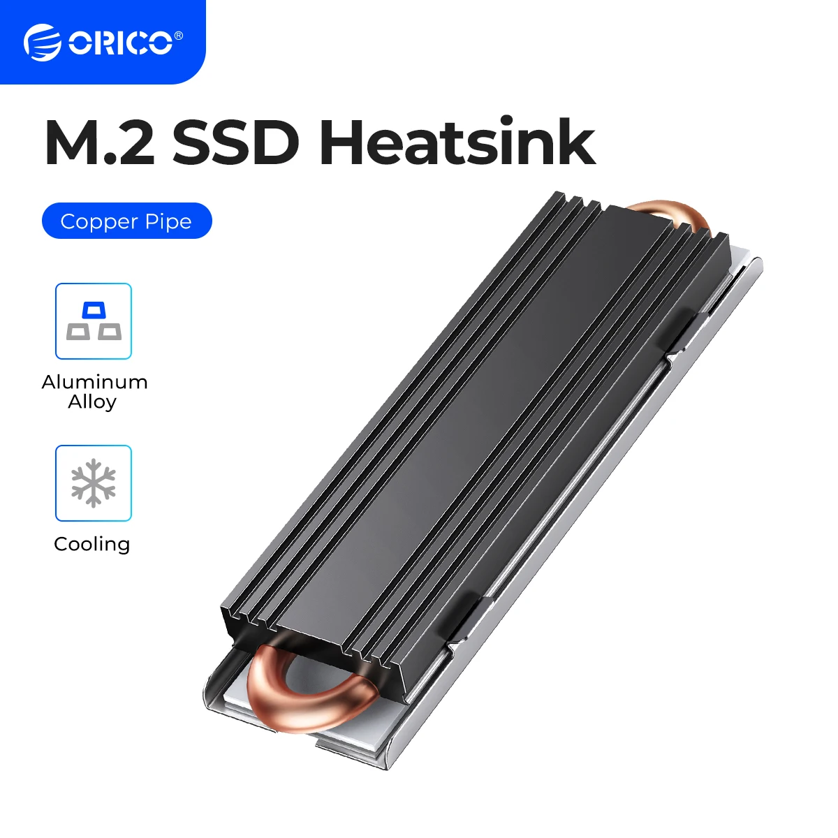 Orico-dissipador de Calor Ssd para M.2 Ssd Disco Rígido Dissipador de Calor de Resfriamento para M.2 Ngff Pci-e Nvme 2280 Ssd