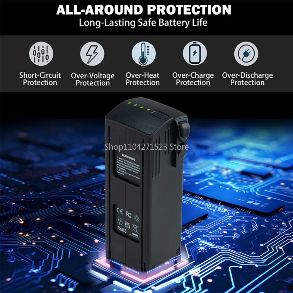 Lot 3 Batteries 5000mAh + Chargeur pour DJI Mavic 3 Pro