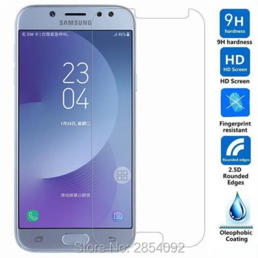 Per Samsung Galaxy J5 2017 Vetro Temperato 9H Pellicola Protettiva Anteriore Proteggi Schermo Lcd Antideflagrante Per Protezione J5 Pro J530