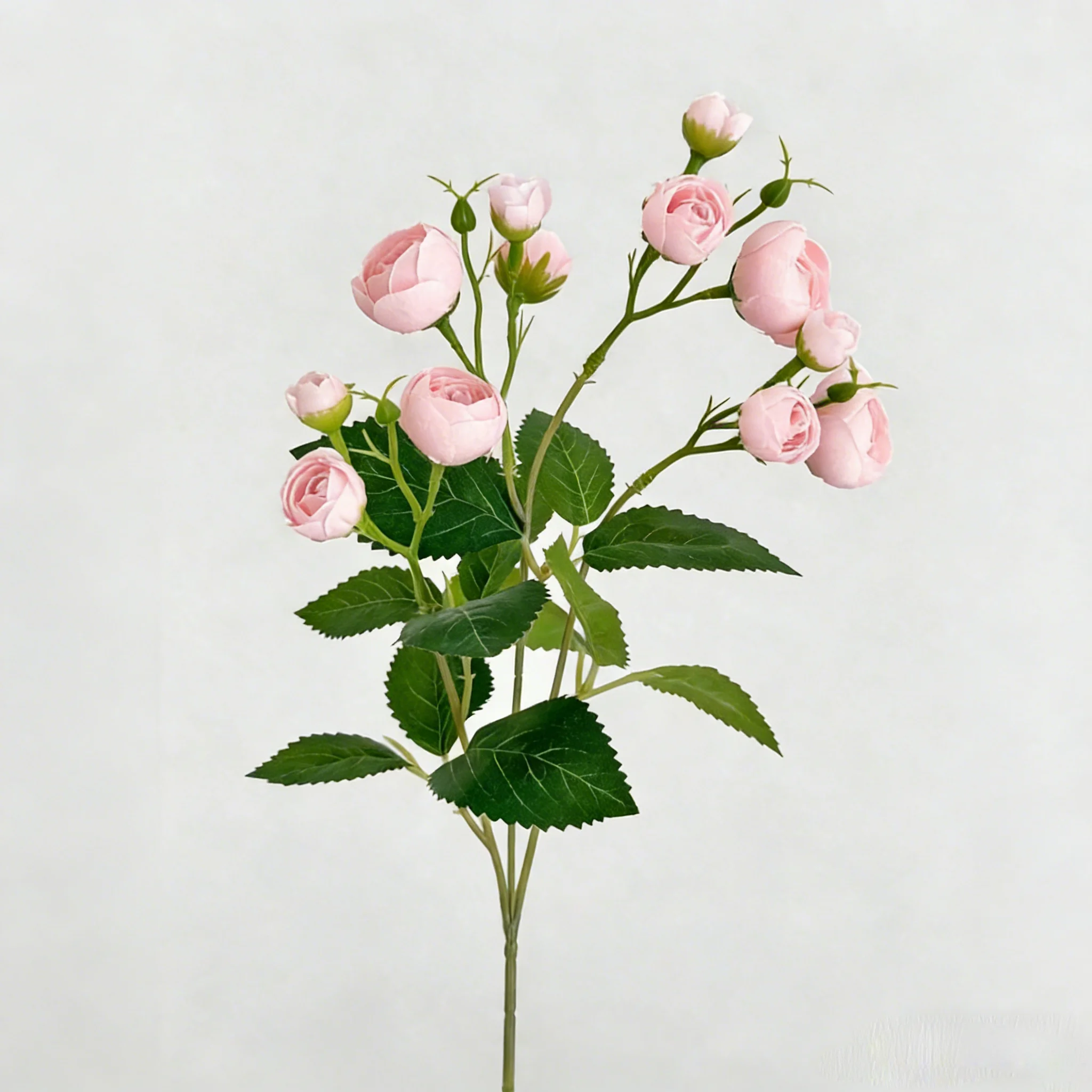 1 Stück Künstlicher Pfingstrosen-Blumenstrauß mit 12 Köpfen, Kunstblumen für Heimdekoration, Hochzeitsdekoration, DIY-Vasen-Ornament – Detail 7