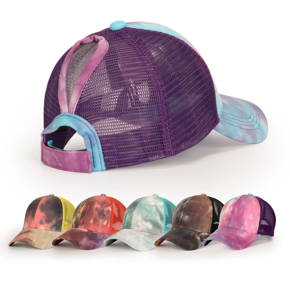Summer Ponytail Women's Baseball Cap Summer Mesh Hat Hip-hop Style Adjustable Outdoor Sun Hat All-match Sun Mesh Hat baseball cap sun hat