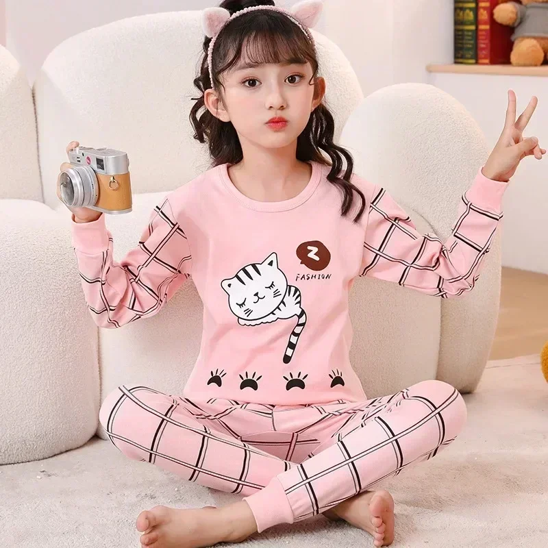 Kids Pajamas Set Kids Pajamas Pajama Sets Kids Clothing Set Kids Pajamas for Boys 2-14 Years Cotton Sleepwear Set Dinosaur Pyjamas Green Children Pijamas Clothing