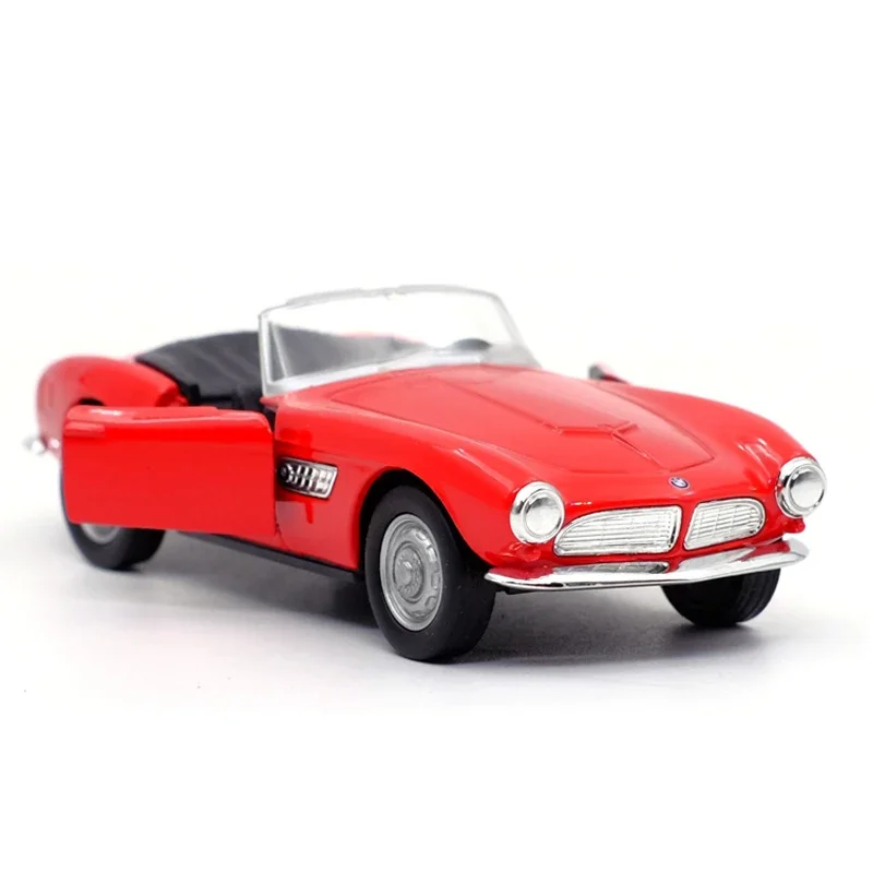 WELLY 1:36 1956 BMW 507 클래식 용융 컨버터블 장난감 자동차 모델, 시뮬레이션 합금 자동차 모델 풀백 자동차 장난감 선물 B622