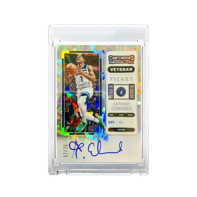Anthony Edwards NBA Basketball Star Card Collectible Card DIY Homemade card brick Free card Kaboom Kids Boy Gift toy