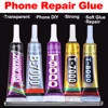 Zhanlida Glue for Phone Speaker Jewelry Adhesive Rhinestones Textile Craft Fabric Cloth Black Transparent Bond T8000 T9000 E7000 6