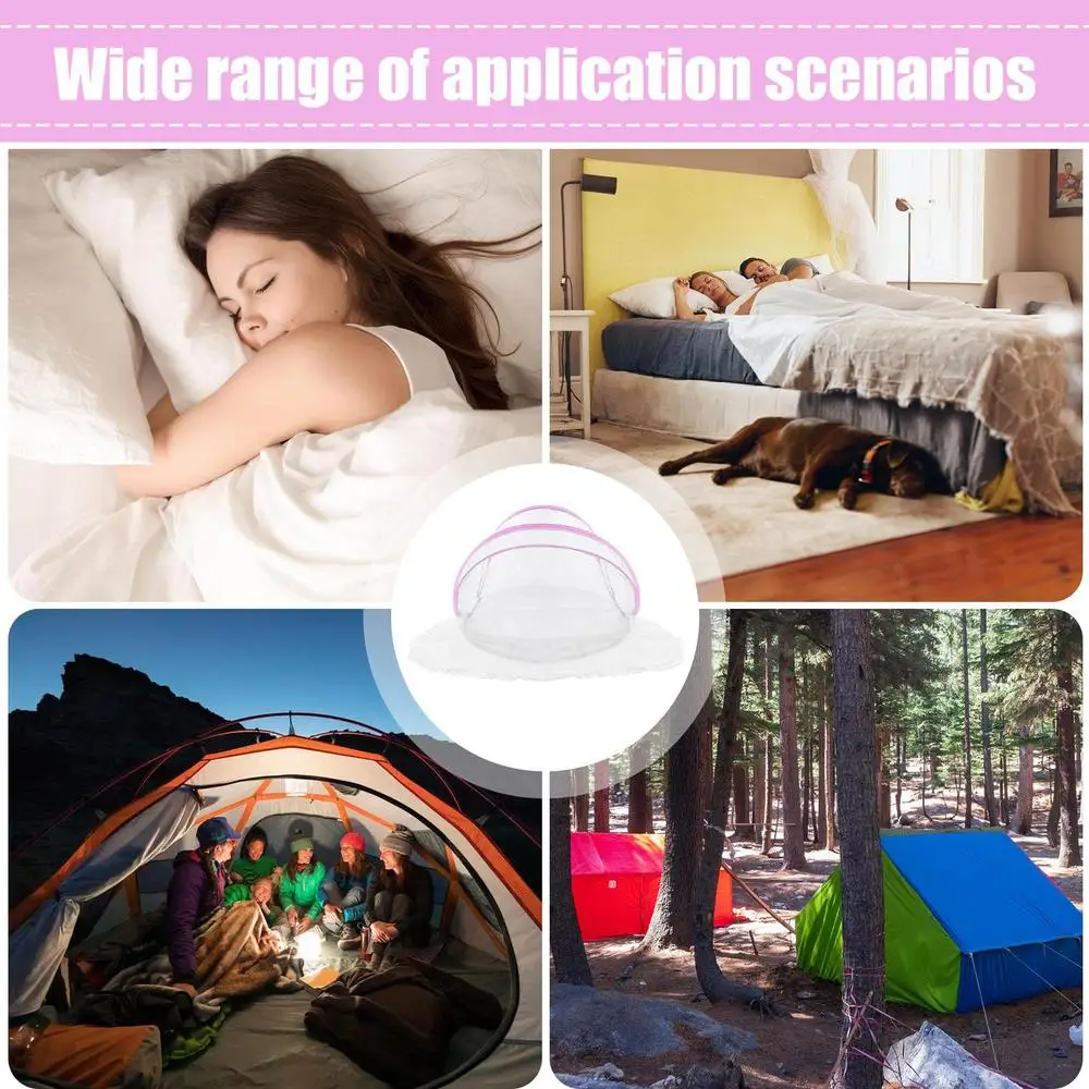 Description Picture 5 of itemOutdoor Camping Mosquito Net Travel Portable Mosquito Insect Proof Tent Indoor Bedroom Sleeping Mosquito Net