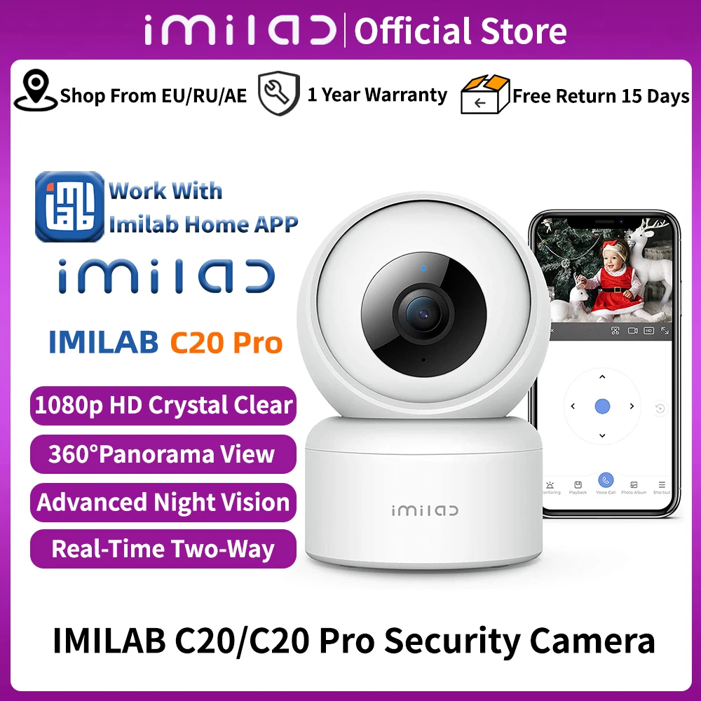 

Imilab C20. Есть детекция звука и движения, приложение Imilab