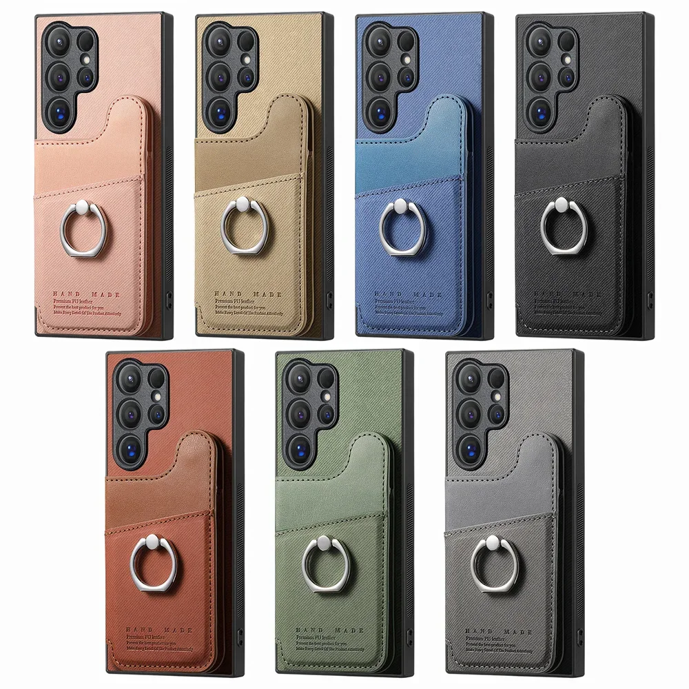 RFID-Blocking Magnetic Phone Case Wallet with Card Holder Cover