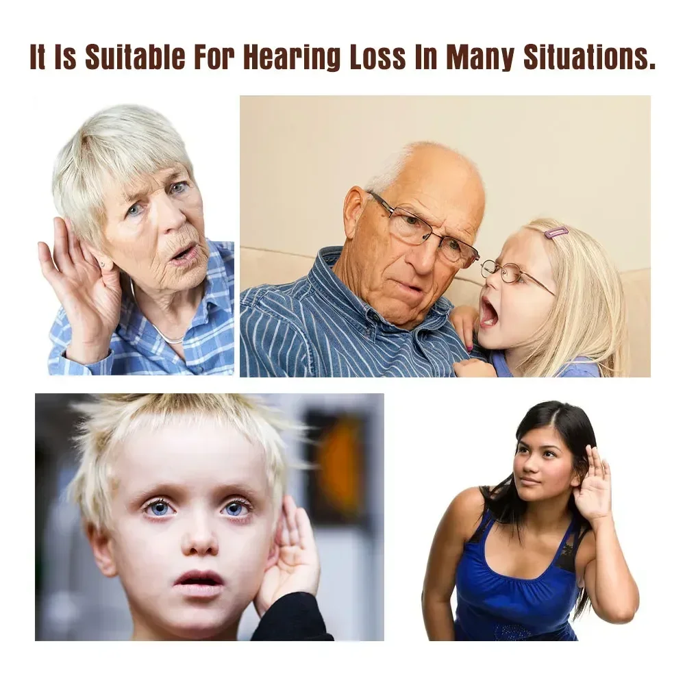 Hearing Aids Mini Ear Voice Amplifier Adjustable Tone Sound Amplifier Device Elderly In-Ear hearing aid