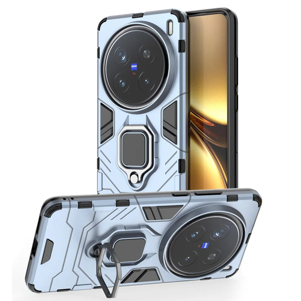 Hybrid Armor Holder Case with Kickstand and Protective Cover