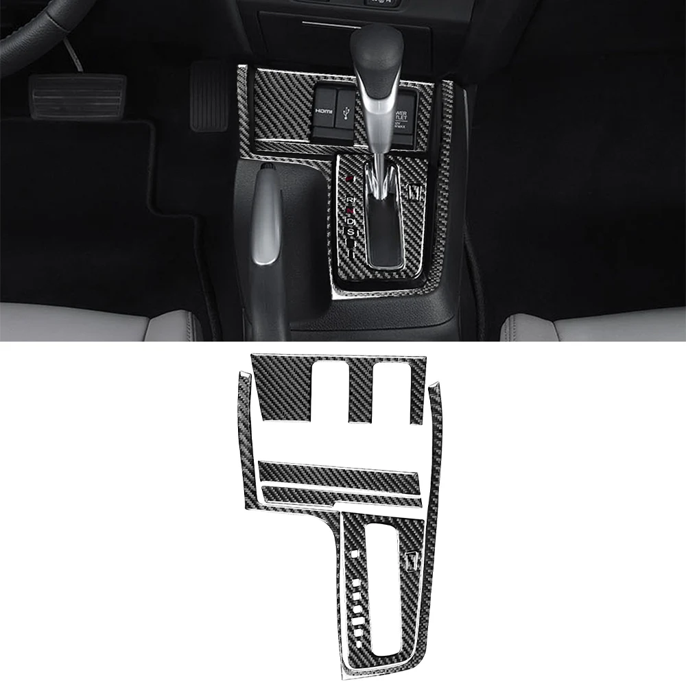 

Декоративная панель переключения передач центральной консоли для Honda Civic 9 Coupe/Sedan 2013 2014 2015 Аксессуары из углеродного волокна