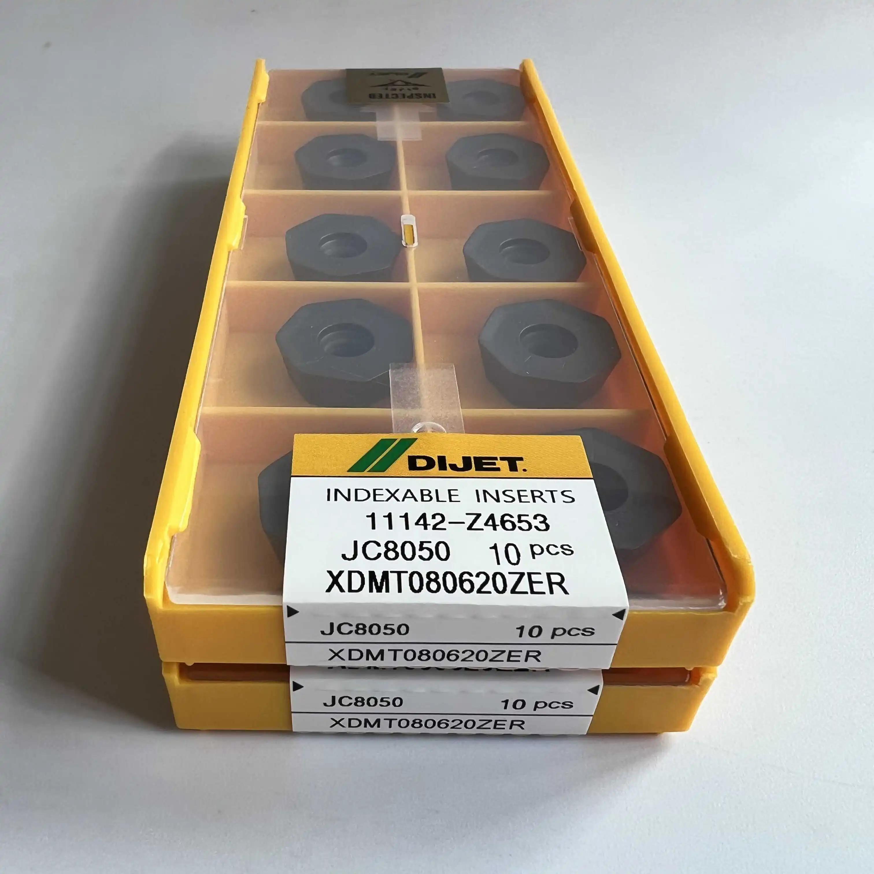 

Карбидные вставки XDMT080620ZER JC8050, 10 шт.