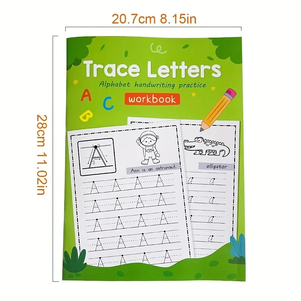 Alphabet Tracing Workbook 3