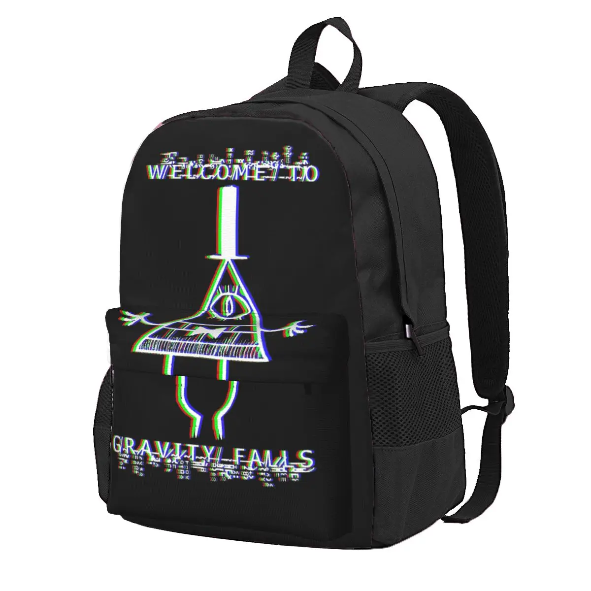 thumbnail image 1 of Mochila para mujer Gravity Falls Bill Cipher, mochila de tendencia para estudiantes, mochila escolar, mochila para computadora, bolso de hombro de viaje impermeable para niños, 1 of 5