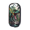 Cute Dinosaur Print Cosmetic Case Pencil Bag T-rex Skeleton Pen Box Kids Stationary Bags School Supplies Gift 2