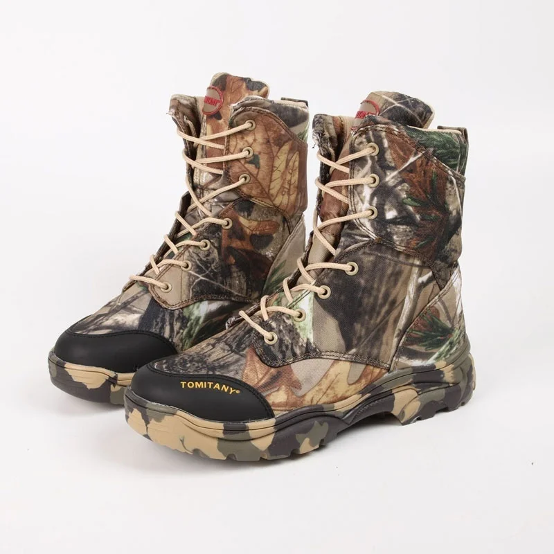 Desert Camouflage Men's Boots  Special Combat Outdoor High Top Shoes For Men Masculinity Men's Hunter Sneakers