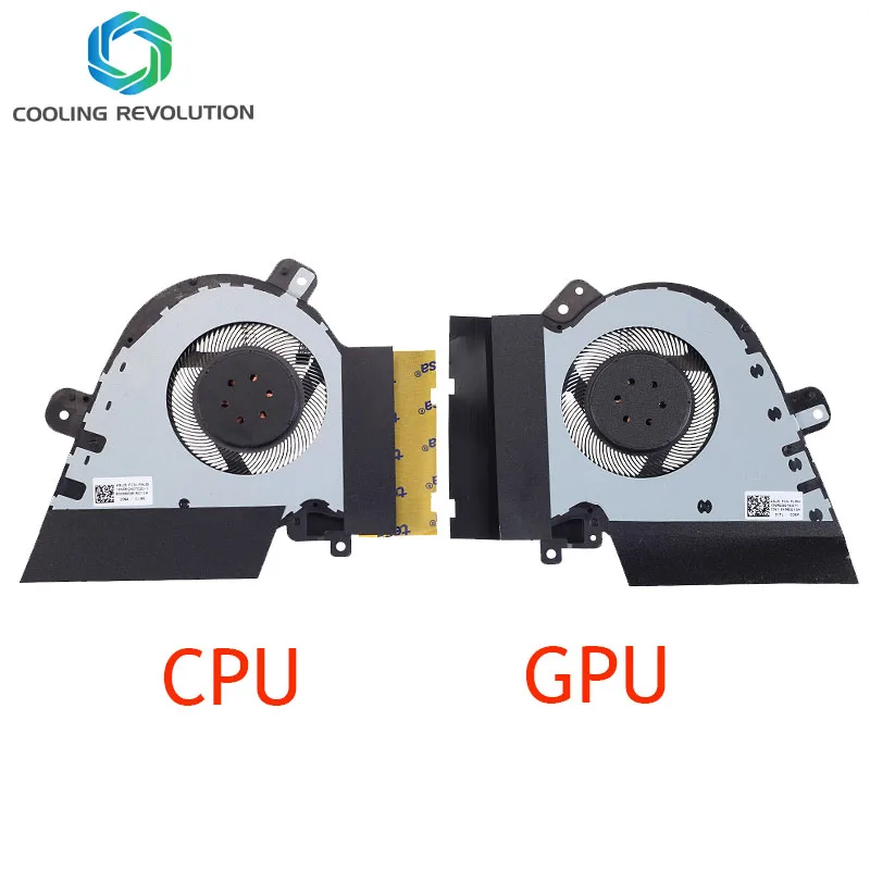 Laptop Cpu Gpu Ventilador de Refrigeração Asus Zephyrus M15 Gu502g Gu502gw Gu502gu Gu502l Gu502lws 13nr0240t02211 13nr02x0t02011