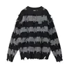 Fringe Sweater Winter Man's And Women's Hole Oversized Sweater Harajuku Lazy Autumn Wispy Leisure Lovers Pullover Men Clothes 3