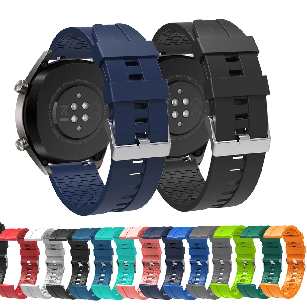 20Mm Silicone Sport Watchband Strap For Ticwatch Gth E3 2 E Smart Wristband For Amazfit Bip / Galaxy Active/ Gt 2 42Mm Bracelet