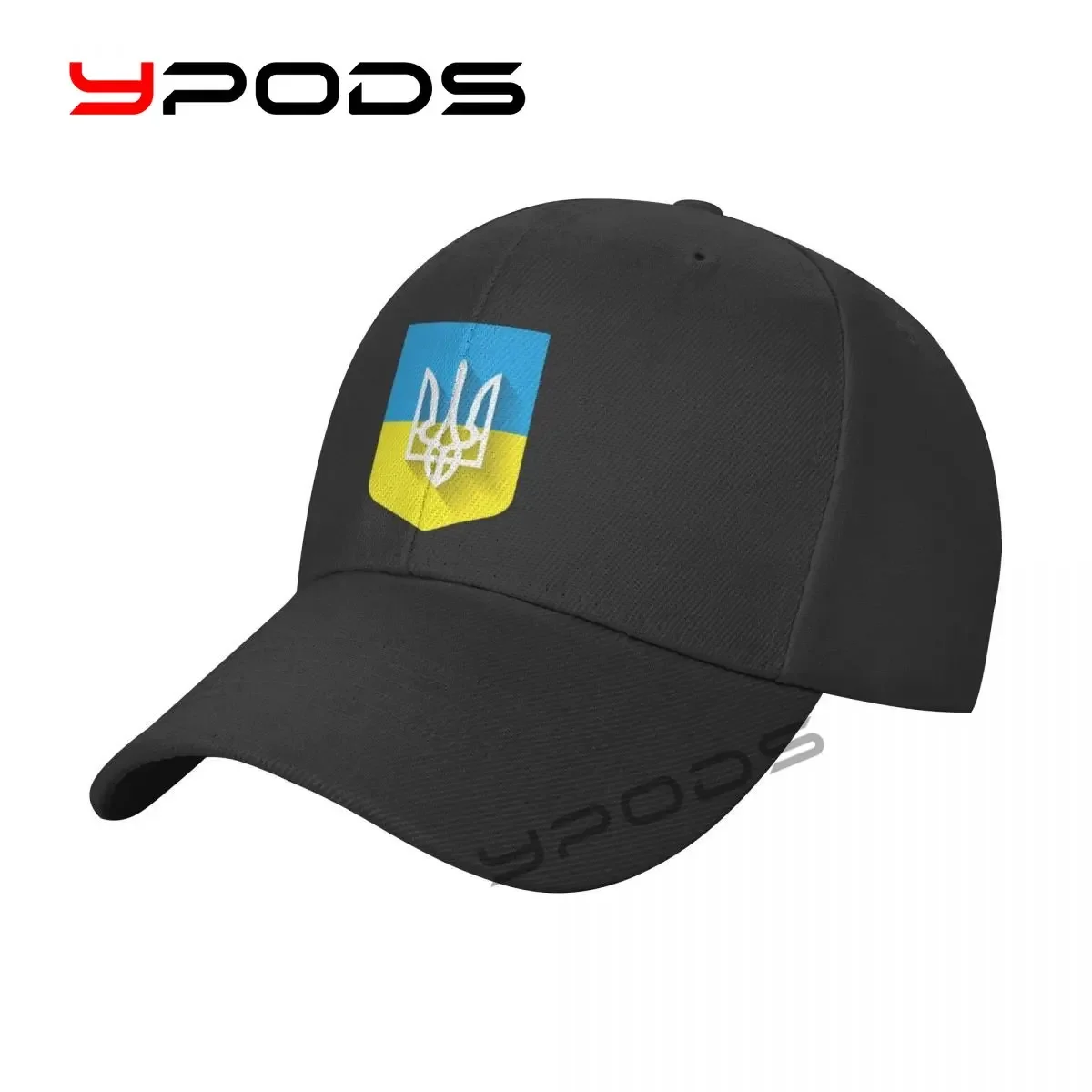 

printing Baseball Cap Tryzub Ukrainian Peaked Adorable Sun Caps Fishing Hat for Men Women Unisex-Teens Snapback Flat Bill