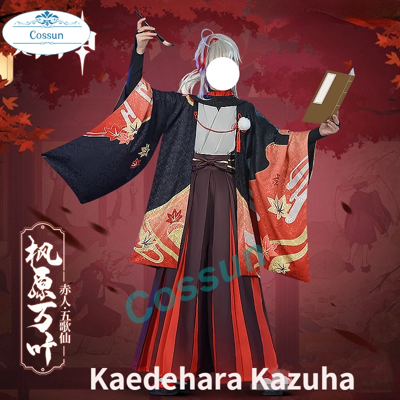 

Genshin Impact Kaedehara Kazuha Cosplay Costume WUGEXIAN Halloween Outfit Men role play game new suit Kimono Uniform NEW