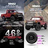 ZWN 1:12/1:16 Retro Rc Car With LED Lights Full-scale Simulation Vehicle Professional 4WD Remote Control Pickup Truck Model Toys 4