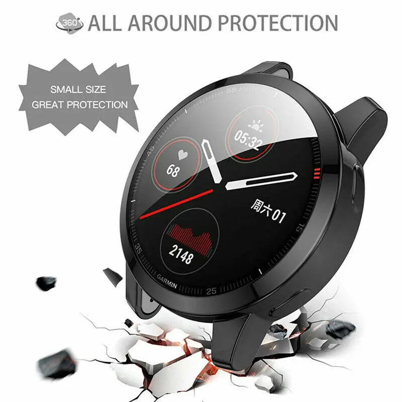 Watch Screen Protector Case TPU For Garmin Vivoactive 4 4S Venu 2 2S Smart Watch Cover Protective Shell Frame Bumper