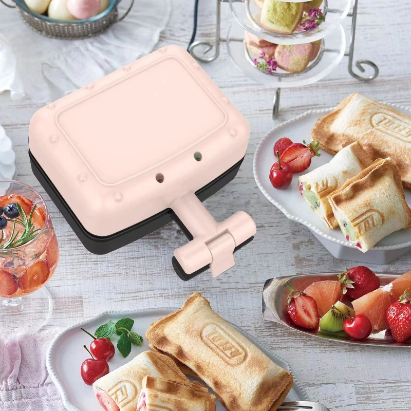 Sandwich Maker 1PC Small Burger Machine Mini Baking Machine Double Sided Heating Breakfast Home Dormitory