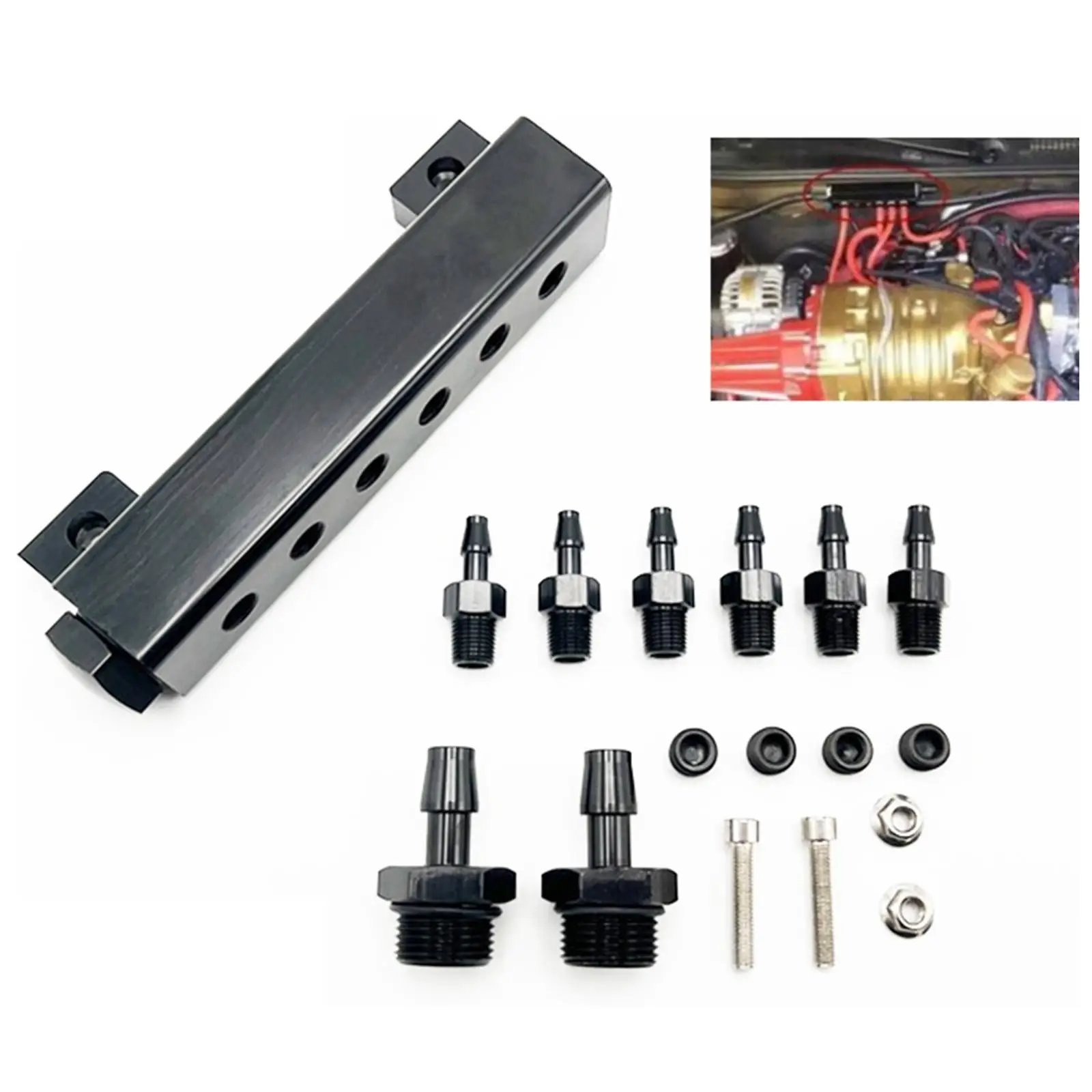 

6 портов универсальные модифицированные аксессуары вакуумные блоки впускные манифолы наборы