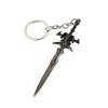 9cm World of Warcraft Frostmourne Weapon Keychains Alloy Swords Karambit  Model Peripheral Butterfly Knife Melee Gift Toys Game 6
