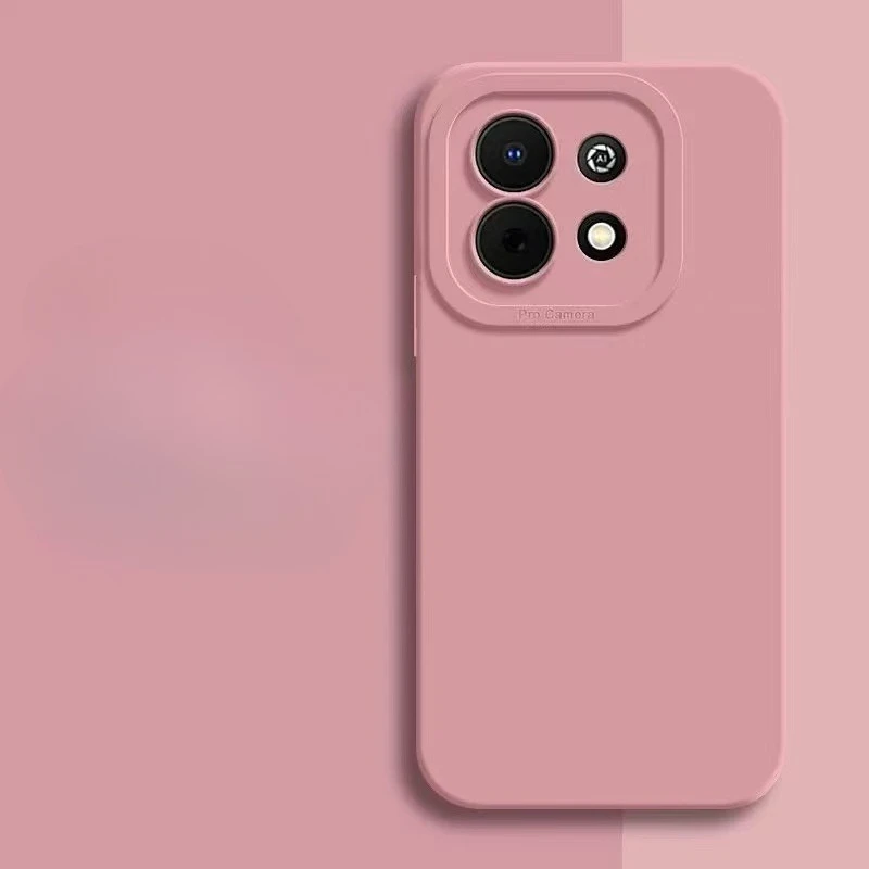 Sleek Black Semi-Transparent TPU Protective Phone Case