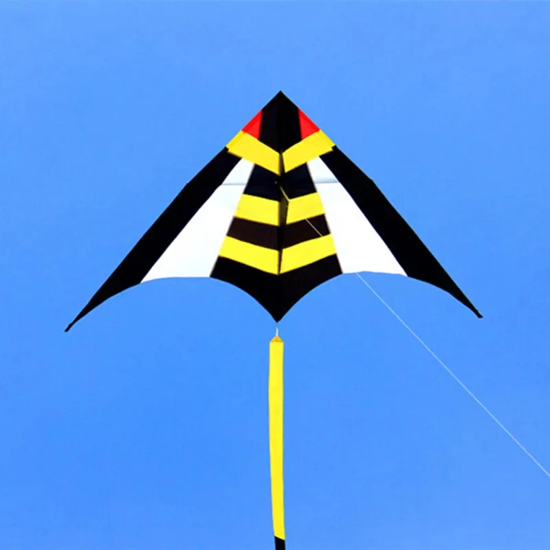 Spedizione Gratuita Big Delta Kite Flying Nylon Kite Reel Paracadute Cerf Volant Kevlar Line Eagle Kiteboard Aquiloni Per Adulti Aquiloni