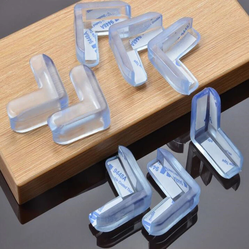 4pcs/set Table Corner Protector Guards Baby Kids Safety Furniture Teapoy Table Conner Edge Cover Pad Protection Shield