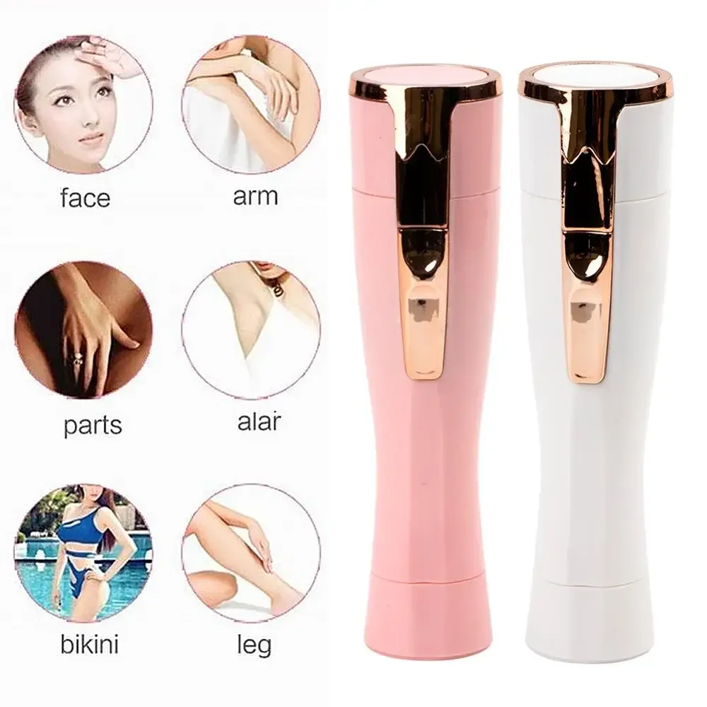 Electric Face Epilator for women Mini Lady Shaver Upper Lip Cheek Hair Removal Lipstick Epilator Safety Body Tools body hair trimmer hair removal epilator hair removal tool facial hair epilator