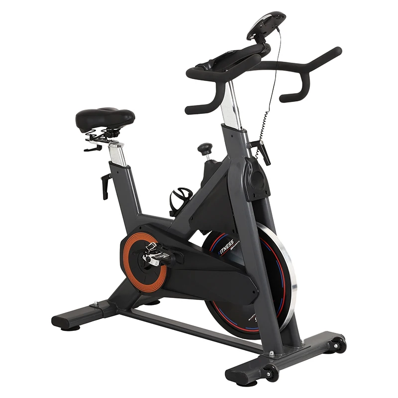 15 KGS Spin Trainer Gym Flywheel Adjustable Commercial Use Bicycle Cycling Spinning Magnetic Sport Exercise Bike
