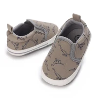 New Girls' Boys' Canvas Shoes Soft Sole Preschool Children's Flat Shoes 0-18M Newborn Leisure Sports Shoes Boys' Flat Shoes 4