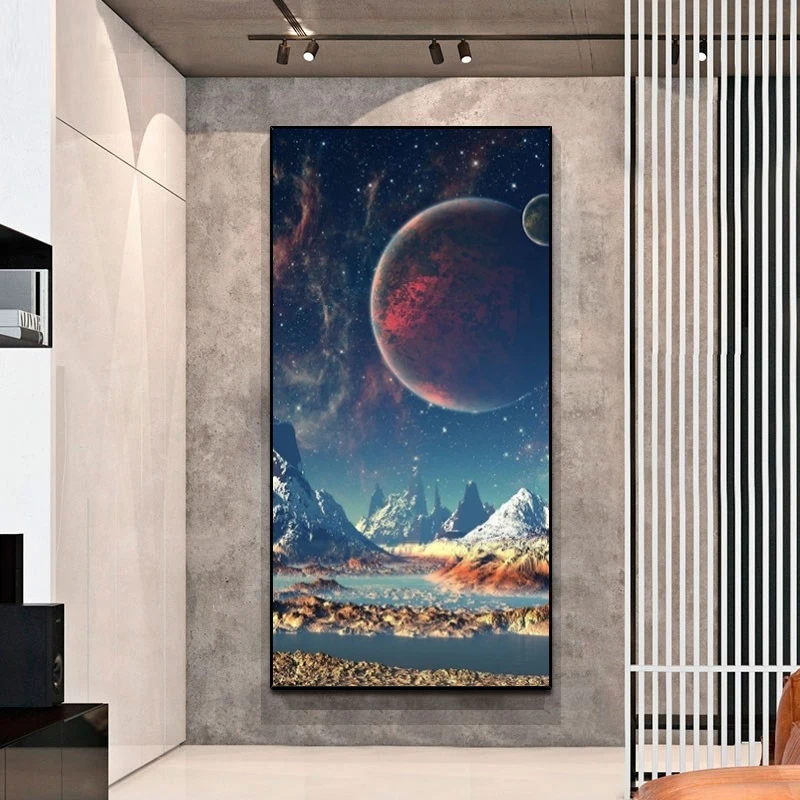 

Набор для рисования по номерам на холсте SDOYUNO, 60x120 см
