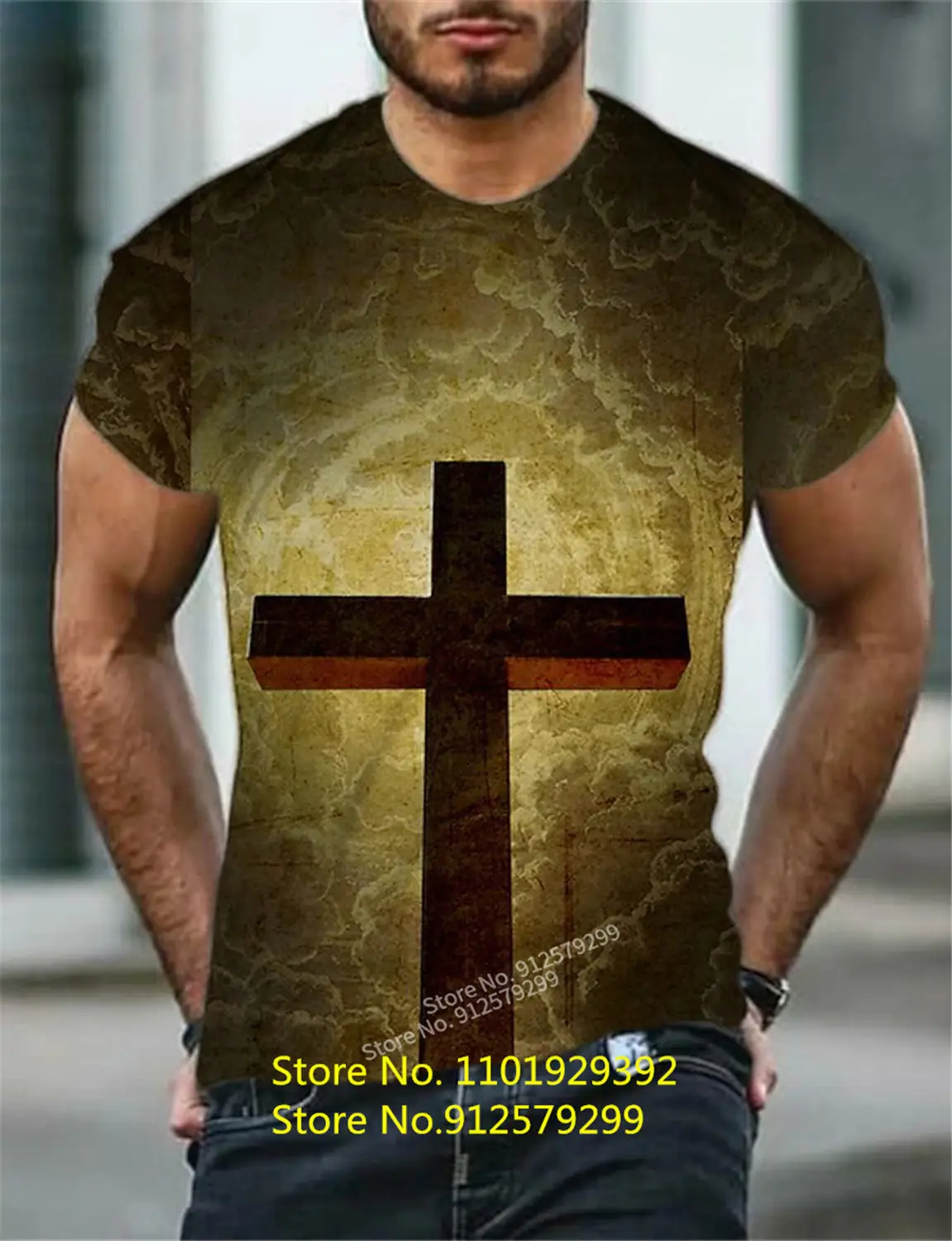 

2022 New Fashion Jesus T Shirt Men/Women Casual 3d Short Sleeve God T-shirt