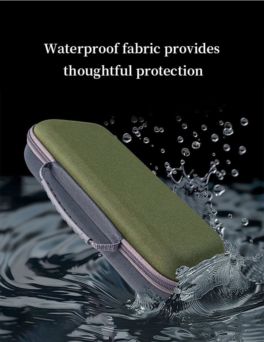 Hard EVA Microphone Storage Bag Size for JBL PartyBox Wireless Dual Microphone Protective Box Portable Travel Carrying Case