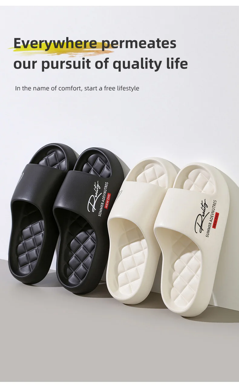 إيفا الصيف المضادة للانزلاق مقاومة للرائحة داخلي في الهواء الطلق الحمام النعال العصرية المنزل الراحة الأحذية