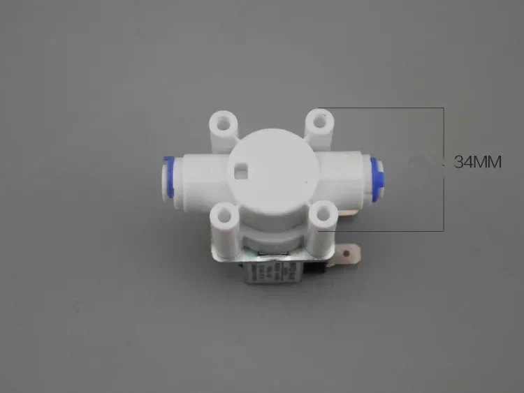 12V Normal Close Electric Plastic Solenoid Valve for RO Water Reverse Osmosis System 1/4" Hose Pipe Connection