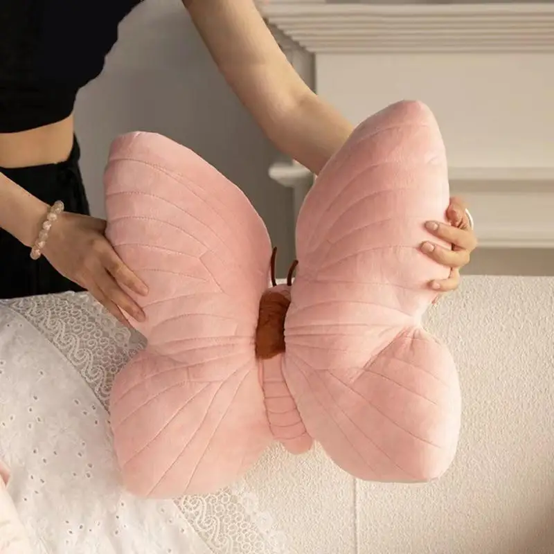 Butterfly Shaped Throw Pillow Stuffed Animal Stuff Butterfly Plush Pillow Toy Throw Plush For Couch Living Room Bed