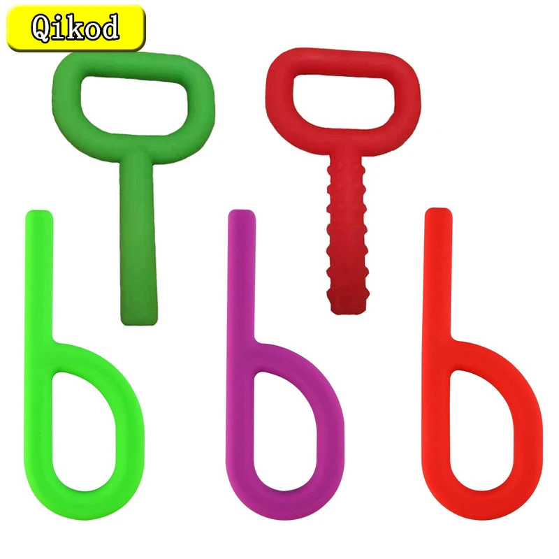 Baby Teether Chew Lery Silicone B D Shaped Kids Teethers Teething Care