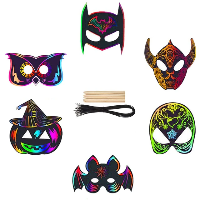 Set de 10 Masques de Super-héros -héros - Pour fête ou déguisement d'enfants  - Costume